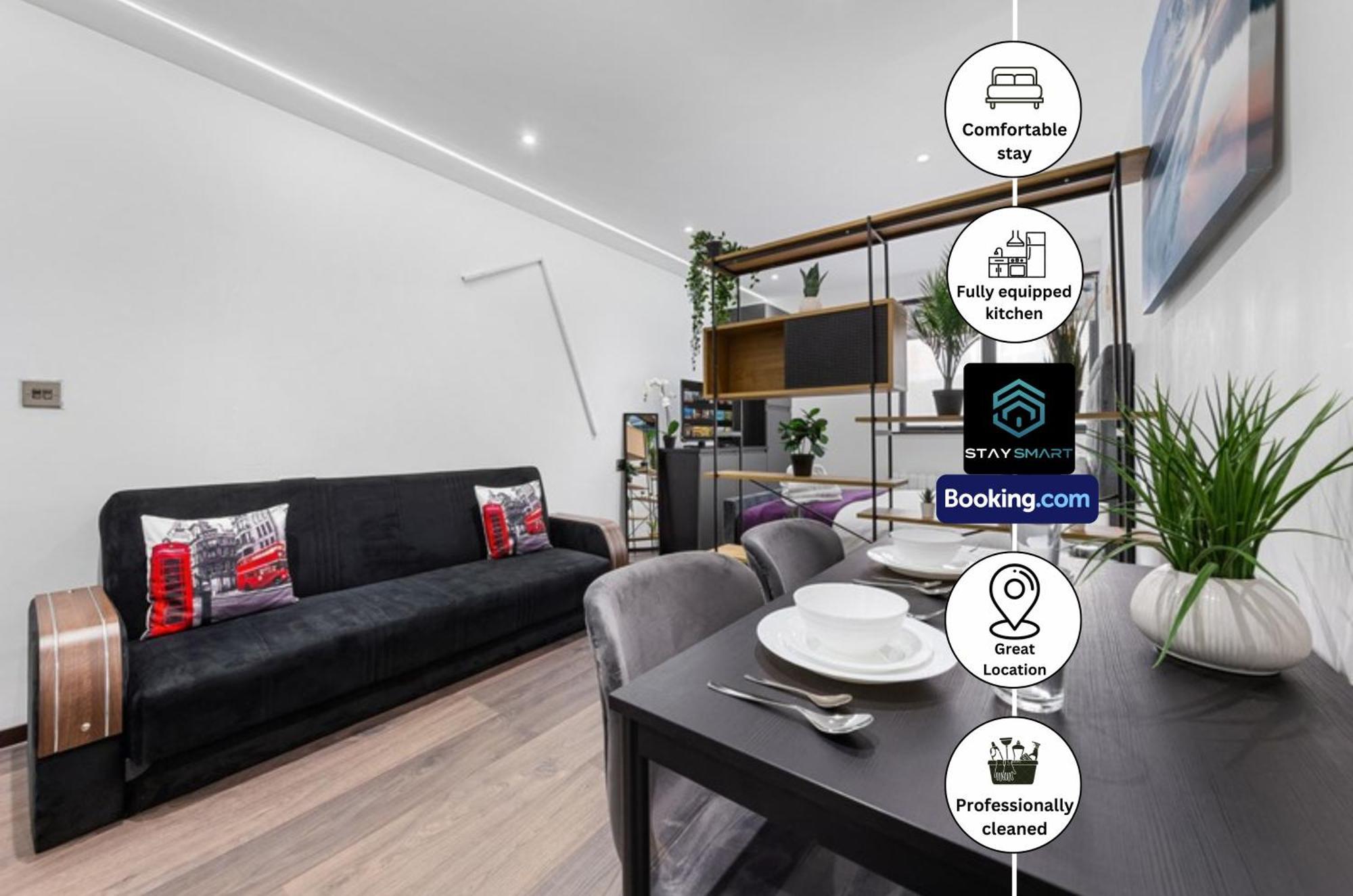 Stylish Studio Apt By Stay Smart Short Lets & Serviced Accommodation Woodstock With Free Wifi Londres Extérieur photo