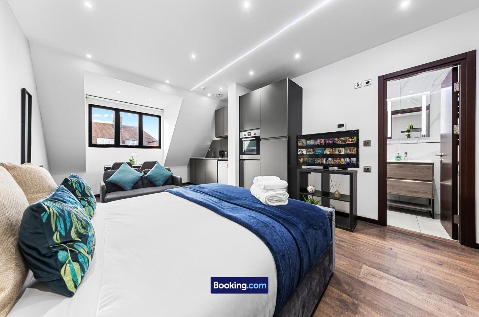 Stylish Studio Apt By Stay Smart Short Lets & Serviced Accommodation Woodstock With Free Wifi Londres Extérieur photo