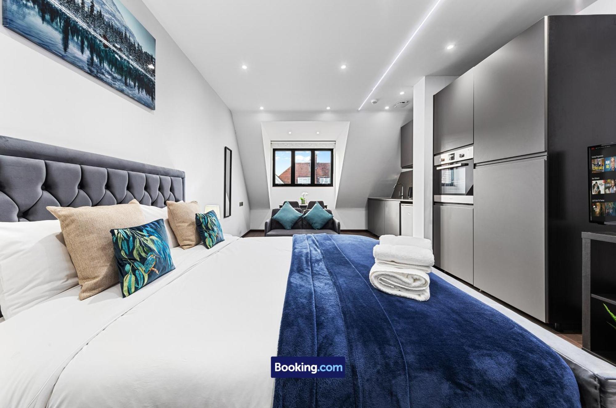 Stylish Studio Apt By Stay Smart Short Lets & Serviced Accommodation Woodstock With Free Wifi Londres Extérieur photo